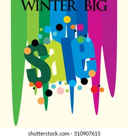 creative colorful sale concept vector illustration 