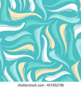 Creative colorful striped background. Seamless pattern with hand drawn brushstrokes in bright variety of colors. Abstract design concept can be printed on textile, wrapping paper, fashion clothes etc.