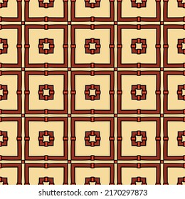 Creative colorful tile pattern with floral and geometric elements for tapestry and fabrics