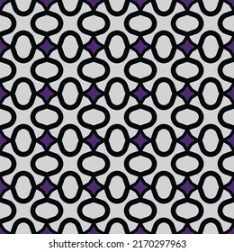 Creative colorful tile pattern with floral and geometric elements for tapestry and fabrics