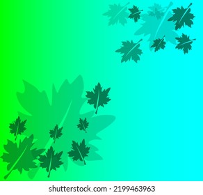 Creative  colorful tropical leaves on attractive background.creative natural background.