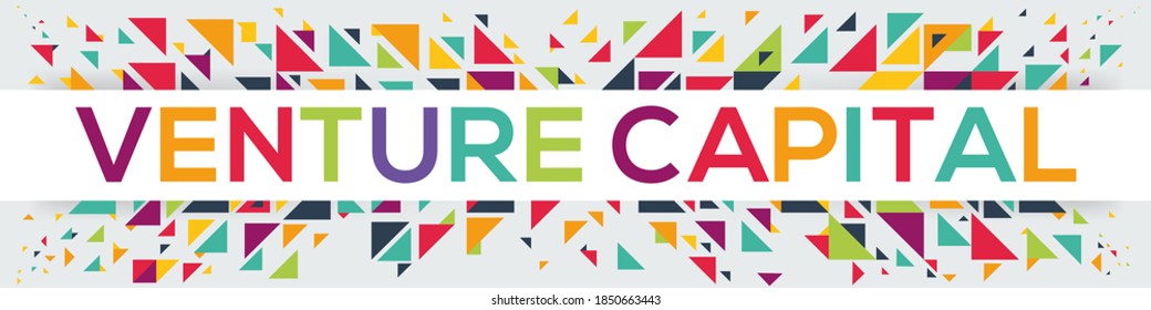creative colorful (venture capital) text design ,written in English language, vector illustration.
