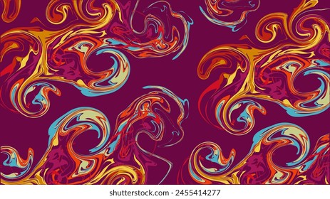 Creative colorful wave abstract background