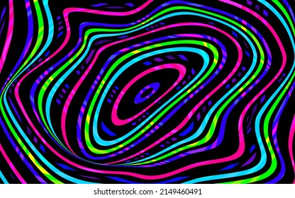 fondo abstracto de línea de onda colorida creativa