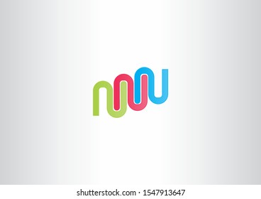 Creative Colorful Wavy Or Ribbons Or Lines-Vector design illustration