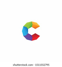 Creative Colorfull Letter C Logo Designs.