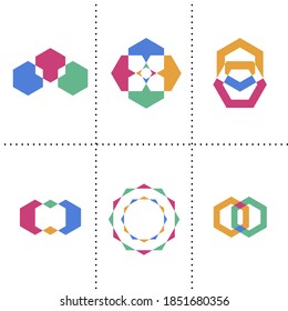 Idee für kreatives, farbiges Logo