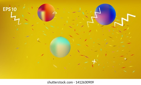 Creative colorific illustration design. Background texture, modern. Pristine space fantasy. Gold colored. Remarkable universe background.