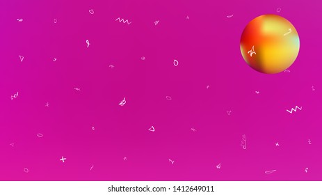 Creative colorific illustration idea. Background texture, smoot. Pure space fantasy. Magneta colored. Space background pattern. Colorful new space pattern.