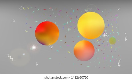 Creative colorific illustration texture. Clear space fantasy. Background texture, texture. White neutral. A space themed background illustration. Colorful universe new space background.