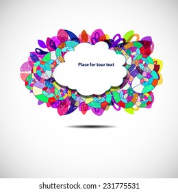 creative colors banner for your text