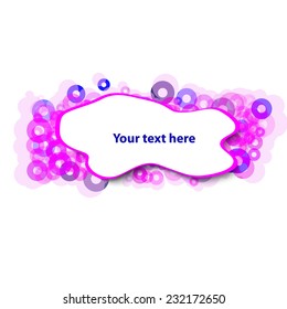 creative colors banner for your text