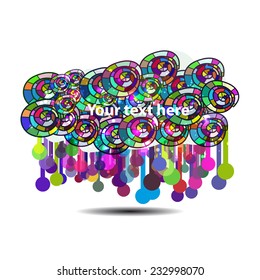 creative colors banner for your text
