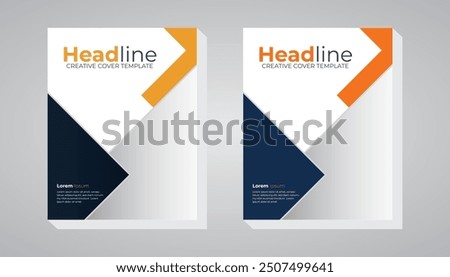 Creative colors modern book cover design , print design, booklet cover, cover layout template. book cover template for annual report, magazine, booklet, brochure, poster
