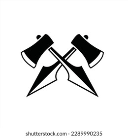 creative combination of axe and suriken knife