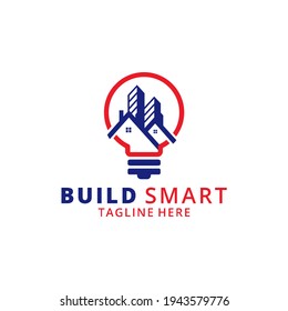 Creative combination build smart logo design
