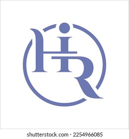 Creative Combination H and R Logo