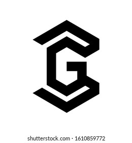 Creative Combination of Number 3 and Letter G Initials 3G or G3 Logo Design Vector