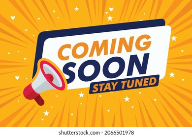 Creative Coming Soon Teaser Background Vector