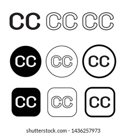 Creative commons icon symbol sign