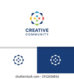 creative community logo , modern logo template