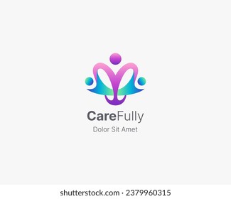 Gradiente del logotipo de la comunidad creativa