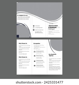 A creative company brochure design template is a layout that combines imaginative visuals and artistic elements to showcase a company’s offerings and brand identity