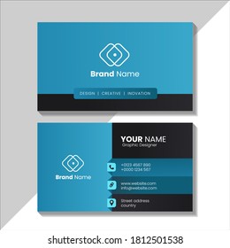 Creative company Business card design template and id card