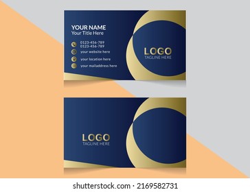 Creative Company business card design template
