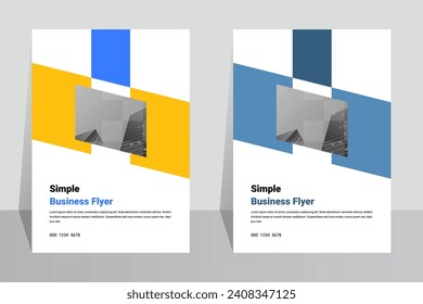 Creative company flyer cover template