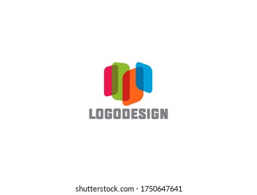 Elementos de diseño del logotipo de identidad de la empresa creativa
