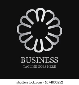 Creative Company logo design with typography vector 