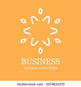 Creative Company logo design with typography vector 