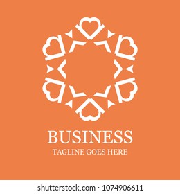 Creative Company logo design with typography vector 