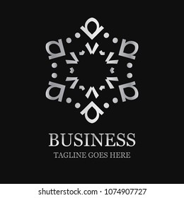 Creative Company logo design with typography vector 