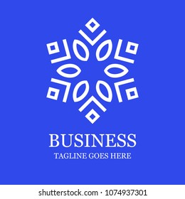 Creative Company logo design with typography vector 