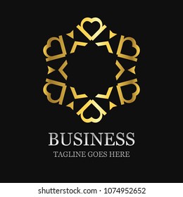 Creative Company logo design with typography vector 