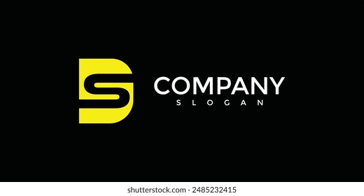 logotipo de la empresa creativa con concepto moderno, Vector