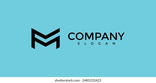 creative company logo with modern concept, vector