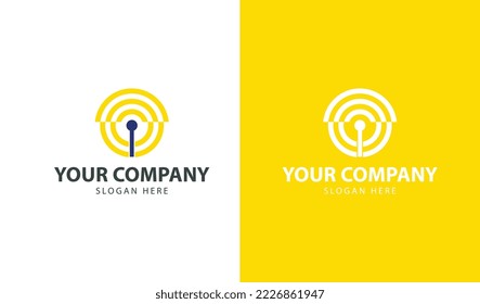 diseño sencillo del logotipo de empresa creativa