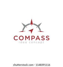 Creative Compass Concept Logo Design Template
