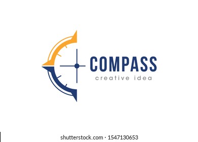 Creative Compass Concept Logo Design Template