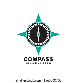 Creative Compass Concept Logo Design Template
