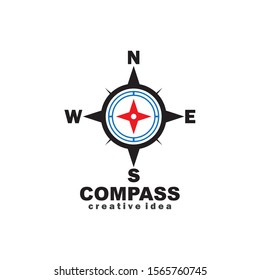 Creative Compass Concept Logo Design Template
