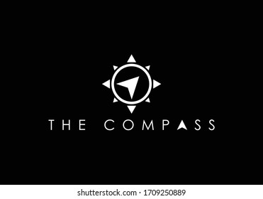 Creative Compass Concept Logo Design Template. Compass Logo sign and symbol. Coastal Logo. Compass icon