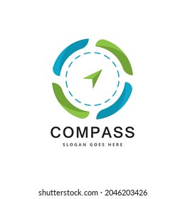 Creative Compass Concept Logo Design Template