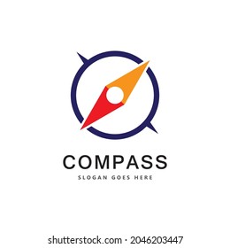 Creative Compass Concept Logo Design Template