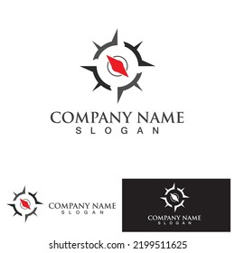 Creative Compass Concept Logo Design Template