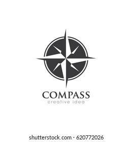 Creative Compass Concept Logo Design Template