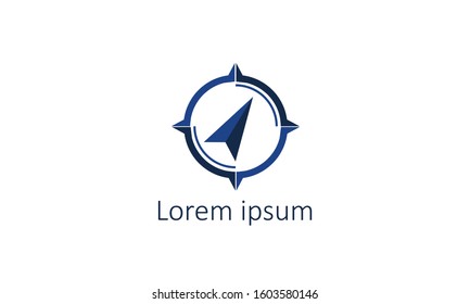 Creative Compass Concept logo, icon and symbol. ilustration design template vector
